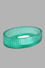 Load image into Gallery viewer, Redtag-Teal-Glass-Soap-Dish-Soap-Dishes-Home-Bathroom-
