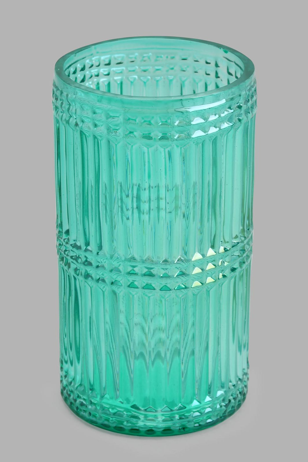 Redtag-Teal-Glass-Tumbler-Tumblers-Home-Bathroom-