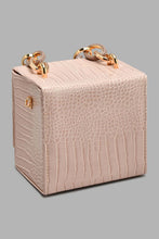 Load image into Gallery viewer, Redtag-Plae-Pink-Textured-Evening-Clutch-Bag-Clutches-Women-
