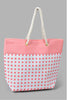 Redtag-Pink-Polka-Beach-Bag-Beach-Bags-Women-