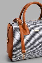 Load image into Gallery viewer, Redtag-Multicolour-Nautical-Stripe-Day-Bag-Day-Bags-Women-
