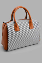 Load image into Gallery viewer, Redtag-Multicolour-Nautical-Stripe-Day-Bag-Day-Bags-Women-
