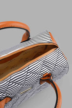 Load image into Gallery viewer, Redtag-Multicolour-Nautical-Stripe-Day-Bag-Day-Bags-Women-
