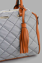 تنزيل الصورة على معرض الصور، Redtag-Multicolour-Nautical-Stripe-Day-Bag-Day-Bags-Women-
