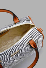 تنزيل الصورة على معرض الصور، Redtag-Multicolour-Nautical-Stripe-Day-Bag-Day-Bags-Women-
