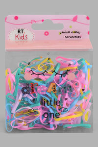 Redtag-Assorted-Rubber-Scrunchies-Set-Colour:Assorted,-Filter:Girls-Accessories,-GIR-Hair-Elastic,-New-In,-New-In-GIR-ACC,-Non-Sale,-S22B-Girls-