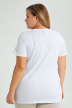 تنزيل الصورة على معرض الصور، Redtag-Red-Graphic-T-Shirt-Colour:Red,-Filter:Plus-Size,-LDP-T-Shirts,-New-In,-New-In-LDP,-Non-Sale,-S22B,-Section:Women,-TBL-Women&#39;s-
