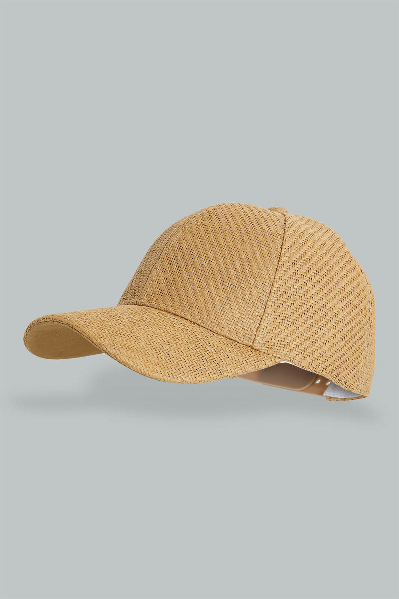 Redtag-Beige-Textured-Cap-For-Men-Colour:Beige,-Filter:Men's-Accessories,-Men-Caps,-New-In,-New-In-Men-ACC,-Non-Sale,-S22B-Men's-