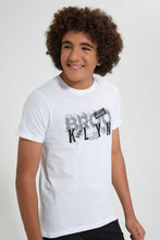 تنزيل الصورة على معرض الصور، Redtag-White-Brooklyn-Night-Suit-Pyjama-Sets-Senior-Boys-9 to 14 Years
