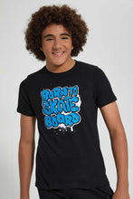 تنزيل الصورة على معرض الصور، Redtag-Black-Born-To-Skate-Night-Suit-Pyjama-Sets-Senior-Boys-9 to 14 Years
