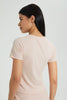Redtag-Pink-Ribbed-Lettuce-Cuff-Tee-Colour:Pink,-Filter:Women's-Clothing,-New-In,-New-In-Women,-Non-Sale,-S22B,-Section:Women,-Women-T-Shirts-Women's-