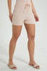 Redtag-Pink-Rib-Shorts-Coord-Colour:Pink,-Filter:Women's-Clothing,-New-In,-New-In-Women,-Non-Sale,-S22B,-Section:Women,-Women-Shorts-Women's-
