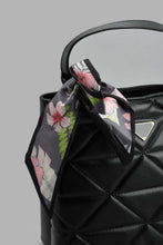 Load image into Gallery viewer, Redtag-Black-Quilted-Tote-Bag-Tote-Bags-Women-
