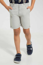 Load image into Gallery viewer, Beige Chino Short With Braces
