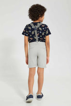 Load image into Gallery viewer, Beige Chino Short With Braces
