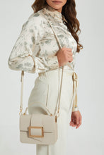 Load image into Gallery viewer, Beige Embellished Crossbody Bag
