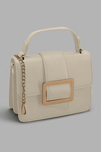 Load image into Gallery viewer, Beige Embellished Crossbody Bag
