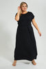 Redtag-Black-Plain-Maxi-Dress-Colour:Black,-Filter:Plus-Size,-LDP-Blouses,-New-In,-New-In-LDP,-Non-Sale,-S22B,-Section:Women-Women's-