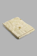 تنزيل الصورة على معرض الصور، Redtag-Natural/Gold-Foil-Print-Throw-With-Fringles-Throws-Home-Bedroom-
