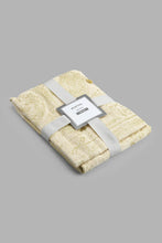 تنزيل الصورة على معرض الصور، Redtag-Natural/Gold-Foil-Print-Throw-With-Fringles-Throws-Home-Bedroom-
