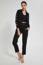 تنزيل الصورة على معرض الصور، Redtag-Black-Straight-Fit-Trouser-Trousers-Women&#39;s-
