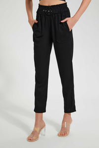 Redtag-Black-Straight-Fit-Trouser-Trousers-Women's-