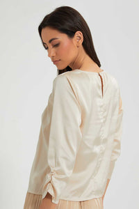Redtag-Satin-Neck-Detail-Blouse-Blouses-Women's-