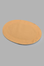 Load image into Gallery viewer, Redtag-Gold/White-Oval-Beaded-Placemat-Placemats-Home-Dining-
