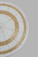 Load image into Gallery viewer, Redtag-Gold/White-Round-Beaded-Placemat-Placemats-Home-Dining-
