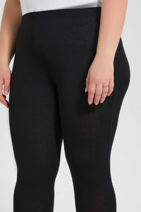 Black Basic Legging (Pack of 2)