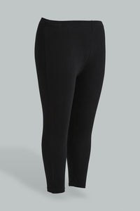 Redtag-Assorted-Pack-Of-2-Legging--Crop-X-Long-Colour:Assorted,-Filter:Plus-Size,-LDP-Leggings,-New-In,-New-In-LDP,-Non-Sale,-S22B,-Section:Women-Women's-