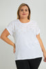 Redtag-Ivory-Gold-Stud-Detail-Top-Colour:Ivory,-Filter:Plus-Size,-LDP-Tops,-New-In,-New-In-LDP,-Non-Sale,-S22B,-Section:Women-Women's-