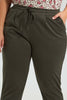 Redtag-Olive-Tapered-Leg-Turn-Up-Trouser-Colour:Olive,-Filter:Plus-Size,-LDP-Trousers,-New-In,-New-In-LDP,-Non-Sale,-S22B,-Section:Women-Women's-