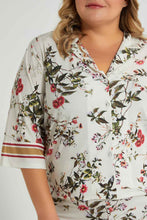 تنزيل الصورة على معرض الصور، Redtag-Floral-Print-Shirt-Colour:Assorted,-Filter:Plus-Size,-LDP-Tops,-New-In,-New-In-LDP,-Non-Sale,-S22B,-Section:Women-Women&#39;s-
