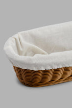 تنزيل الصورة على معرض الصور، Redtag-Brown-Oval-Woven-Basket-With-Cloth-Category:Kitchen-Baskets,-Colour:Brown,-Filter:Home-Dining,-HMW-DIN-Kis-Kitchen-Accessories,-New-In,-New-In-HMW-DIN,-Non-Sale,-S22C,-Section:Homewares-Home-Dining-
