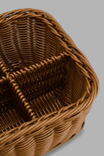 تنزيل الصورة على معرض الصور، Redtag-Brown-Square-Cultery-Woven-Basket-Category:Kitchen-Baskets,-Colour:Brown,-Filter:Home-Dining,-HMW-DIN-Kis-Kitchen-Accessories,-New-In,-New-In-HMW-DIN,-Non-Sale,-S22C,-Section:Homewares-Home-Dining-
