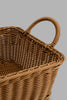 Redtag-Brown-Square-Woven-Basket-With-Handles-Category:Kitchen-Baskets,-Colour:Brown,-Filter:Home-Dining,-HMW-DIN-Kis-Kitchen-Accessories,-New-In,-New-In-HMW-DIN,-Non-Sale,-S22C,-Section:Homewares-Home-Dining-