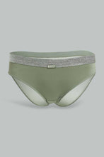 Load image into Gallery viewer, Redtag-Pale-Green-Sage-Plain-Bikini-Brief-Briefs-Bikini-Women&#39;s-
