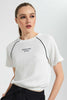 Redtag-White-T-Shirt-With-Waist-Detail-Graphic-T-Shirts-Women's-