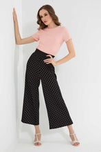 تنزيل الصورة على معرض الصور، Redtag-Black-Polka-Dots-Pant-Casual-Shorts-Women&#39;s-
