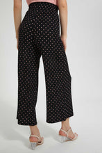 تنزيل الصورة على معرض الصور، Redtag-Black-Polka-Dots-Pant-Casual-Shorts-Women&#39;s-
