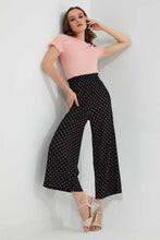 تنزيل الصورة على معرض الصور، Redtag-Black-Polka-Dots-Pant-Casual-Shorts-Women&#39;s-
