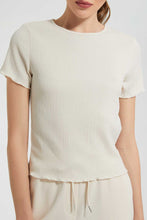 تنزيل الصورة على معرض الصور، Redtag-Beige-Textured-Top-Tops-Women&#39;s-
