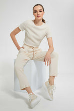 تنزيل الصورة على معرض الصور، Redtag-Beige-Textured-Top-Tops-Women&#39;s-
