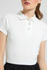 Redtag-White-Cropped-Polo-Tops-Women's-