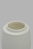 Redtag-White-Stripe-Embossed-Canister-(Medium-)-Category:Canisters-And-Jars,-Colour:White,-Filter:Home-Dining,-HMW-DIN-Storage,-New-In,-New-In-HMW-DIN,-Non-Sale,-S22C,-Section:Homewares-Home-Dining-