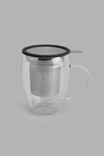 تنزيل الصورة على معرض الصور، Redtag-Clear-Glass-Mug-With-Stainless-Steel-Infuser-Category:Cups-&amp;-Mugs,-Colour:White,-Filter:Home-Dining,-HMW-DIN-Crc-Crockery,-New-In,-New-In-HMW-DIN,-Non-Sale,-S22B,-Section:Homewares-Home-Dining-
