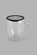 تنزيل الصورة على معرض الصور، Redtag-Clear-Glass-Mug-With-Stainless-Steel-Infuser-Category:Cups-&amp;-Mugs,-Colour:White,-Filter:Home-Dining,-HMW-DIN-Crc-Crockery,-New-In,-New-In-HMW-DIN,-Non-Sale,-S22B,-Section:Homewares-Home-Dining-
