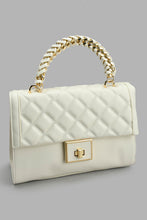 Load image into Gallery viewer, Redtag-White-Quilted-Cross-Body-Bag-Day-Bags-Women-
