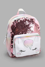 Load image into Gallery viewer, Redtag-Multi-Colour-Embellished-Backpack-Backpacks-Girls-
